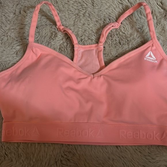Reebok M Pink Sports Bra - Picture 2 of 4